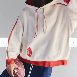 EUC Free People Movement Reset Fleece Hoodie Ivory Combo $198